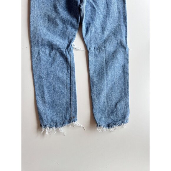 ONE TEASPOON Kingpins Medium Distressed Tapered Drop Crotch Jeans, Size XXS - Picture 11 of 16